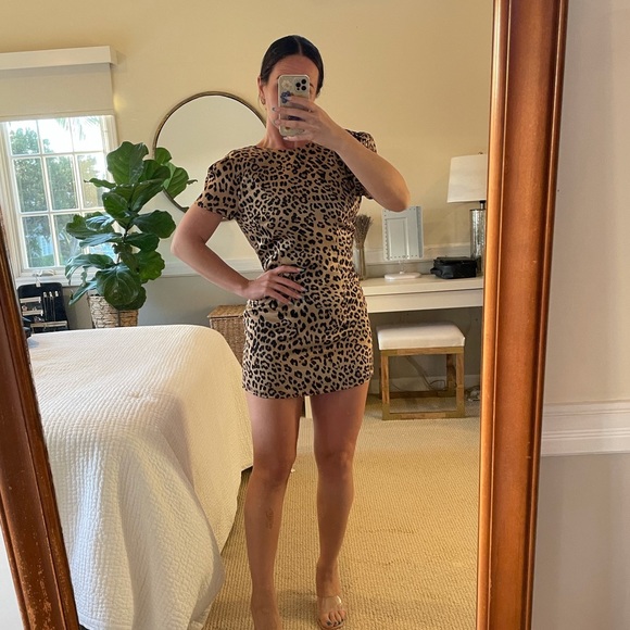 House of Harlow Leopard Mini Dress Revolve